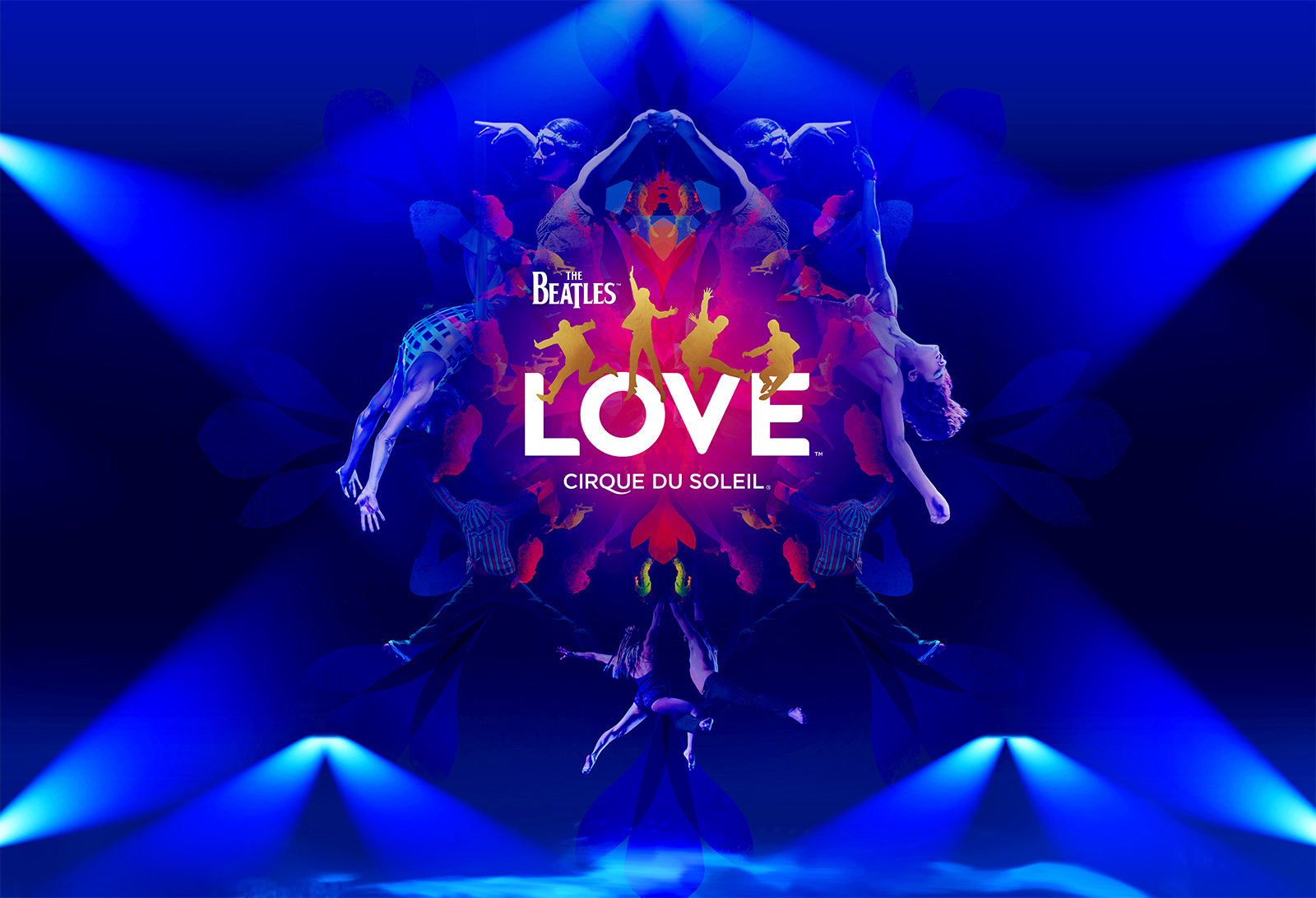 The Beatles Love by Cirque du Soleil at Mirage Las Vegas at BestofVegas.com – Logo Key Art