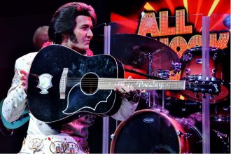 All Shook Up A Tribute to Elvis at BestOfVegas.com- guitar